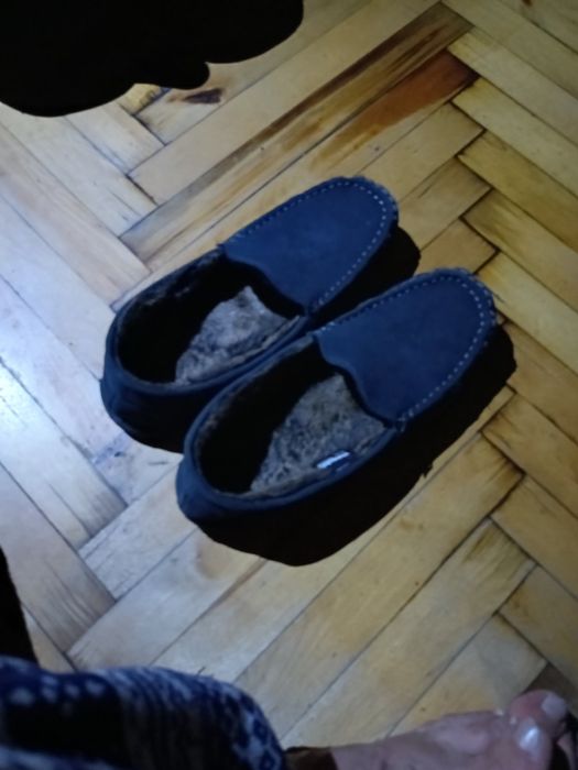 Мужские зимние макасины на меху