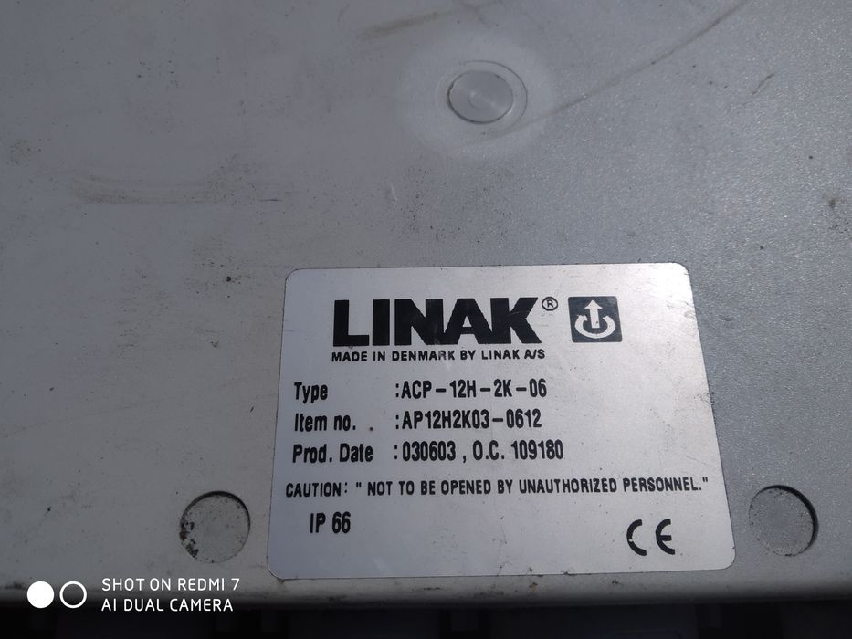 Panel sterujący linak acp-12h-2k-06
