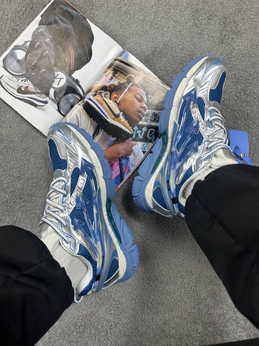 40-45 р кросівки Off White Be Right Back Blue