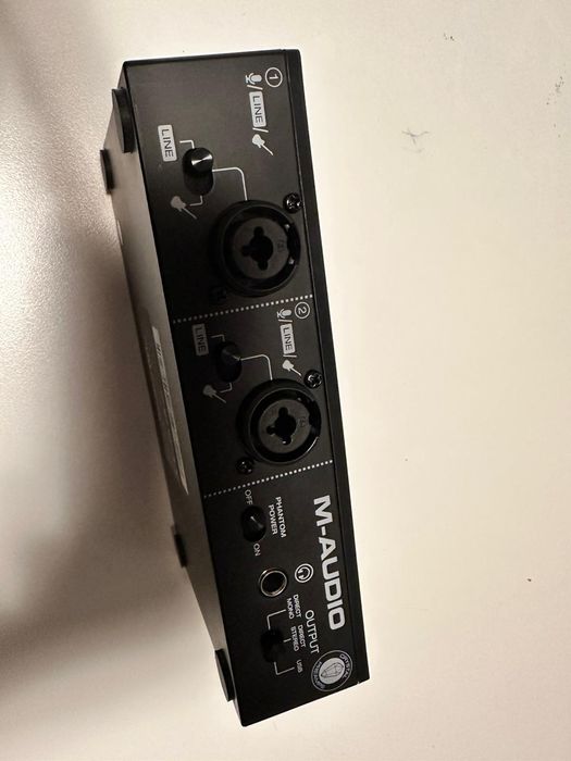 M-audio m-track duo karta interfejs dj audio