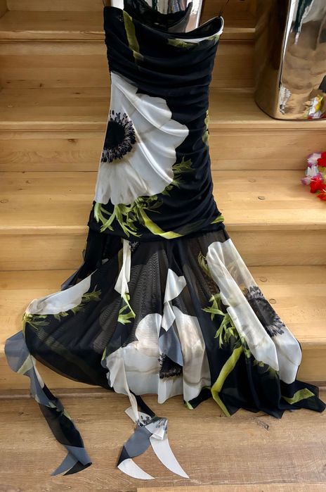 Zara asymetryczna sukienka w kwiaty NOWA rozmiar S