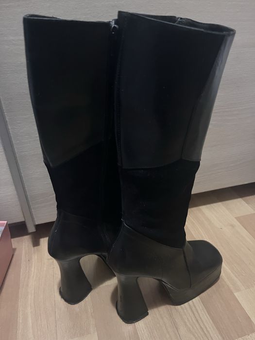 Botas cano alto n36 salto 11 cm