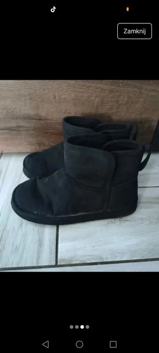 Buty czarne damskie H&M 39