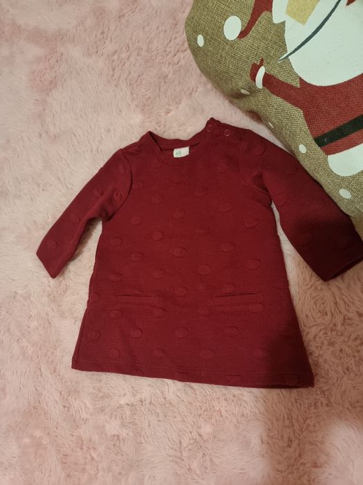 Sukienka sweterkowa świąteczna (i nie tylko) marki H&M