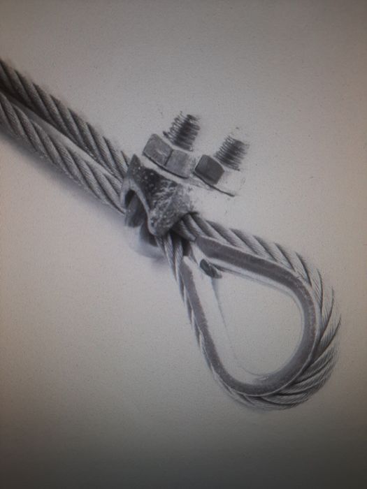 Зажим для троса 5мм ціна за 1шт