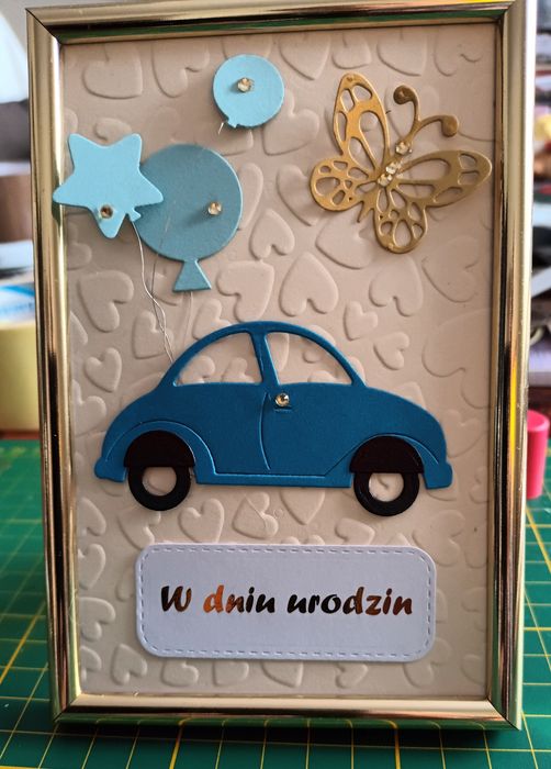 Kartki urodzinowe dla dzieci w ramce