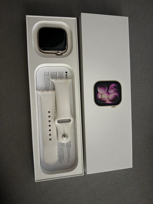 Smartwatch Apple Watch Series 11 GPS 42mm Różowe złoto Łagodny róż S/M