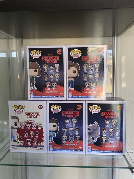 Funko pops stranger things 4 temporada