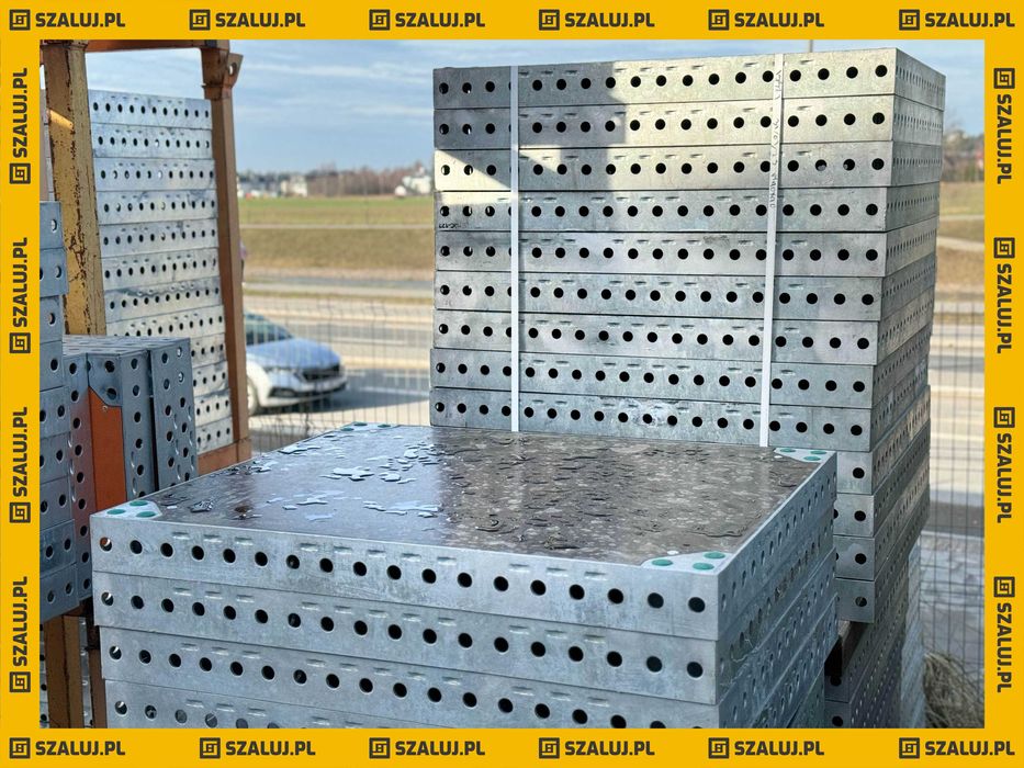 Stalowy profil ocynkowany płyta BAUTEKK szalunkowa szalunek fundament