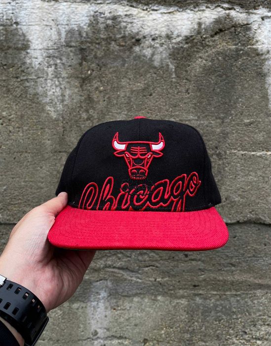 Кепка NBA Chicago Bulls basktetball x Mitchell & Ness Cap streetwear style One Size