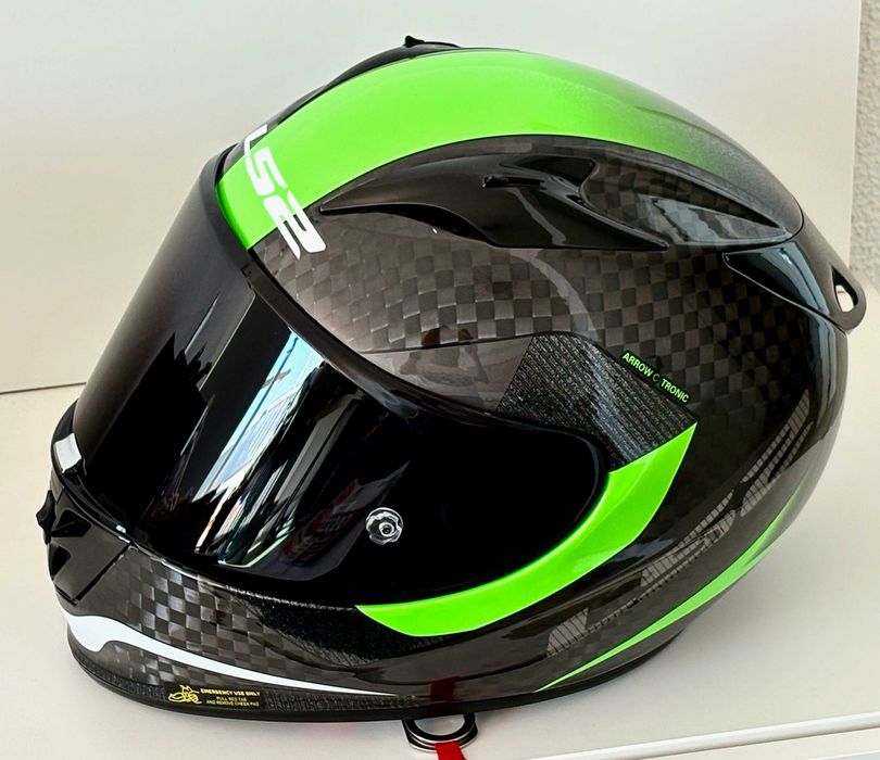 Capacete NOVO Carbono Total LS2 Arrow Racing (50% DESCONTO) Tam XL-XXL
