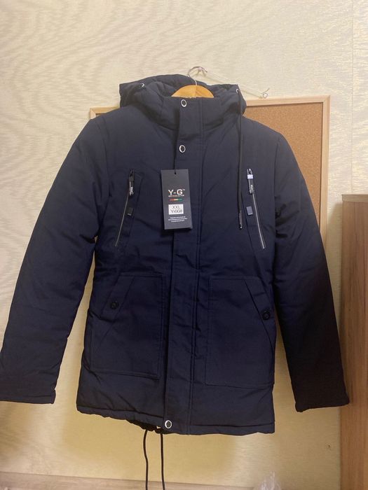 Зимова куртка парка для хлопця 158 дуже тепла