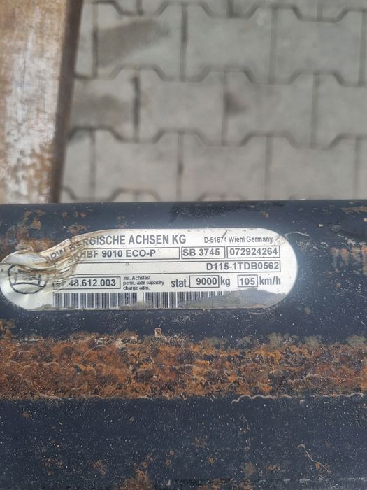 Oś Belka Bpw Eco Plus SB3745 SKHBF9010 eco-p