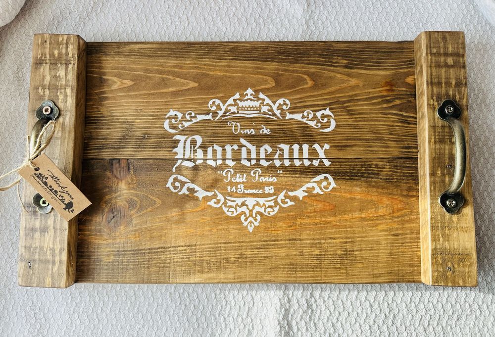 Tabuleiro rustico/bandeja