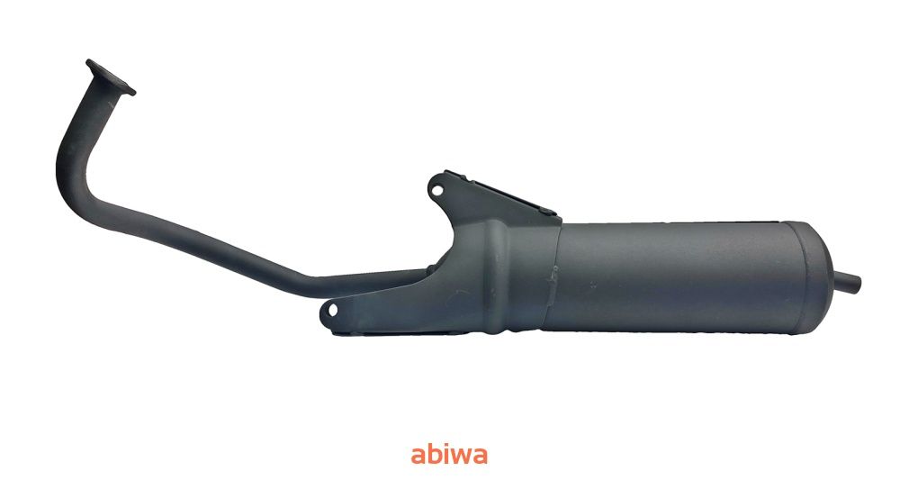 TŁUMIK, Wydech do skutera KOMPLETNY, na koło 10