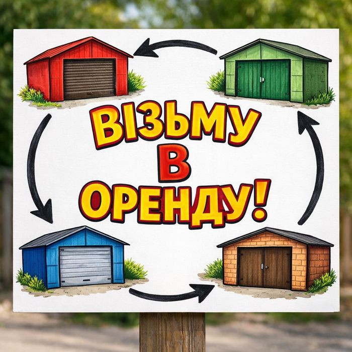Візму в аренду гараж