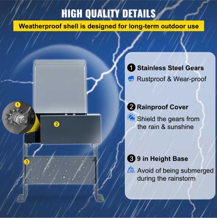 Motor portão deslizante novo