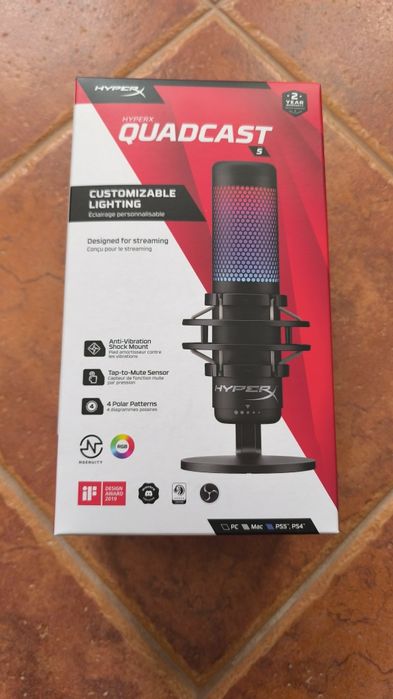 HyperX Quadcast S Gaming USB