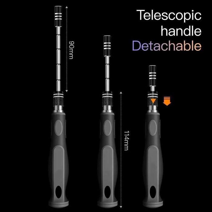 ••• Прецизійна Викрутка 32в1 Torx Phillips Pentalobe Ремонт iPhone Nintendo | Прецизионная Отвертка Набор Бит Pentalobe MacBook Torx Электроника EDC