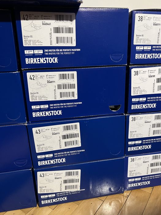 Замшеві шльопанці Birkenstock Boston оригінал !!!