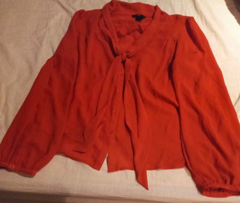 Blusa cor Laranja ZARA tamanho 40