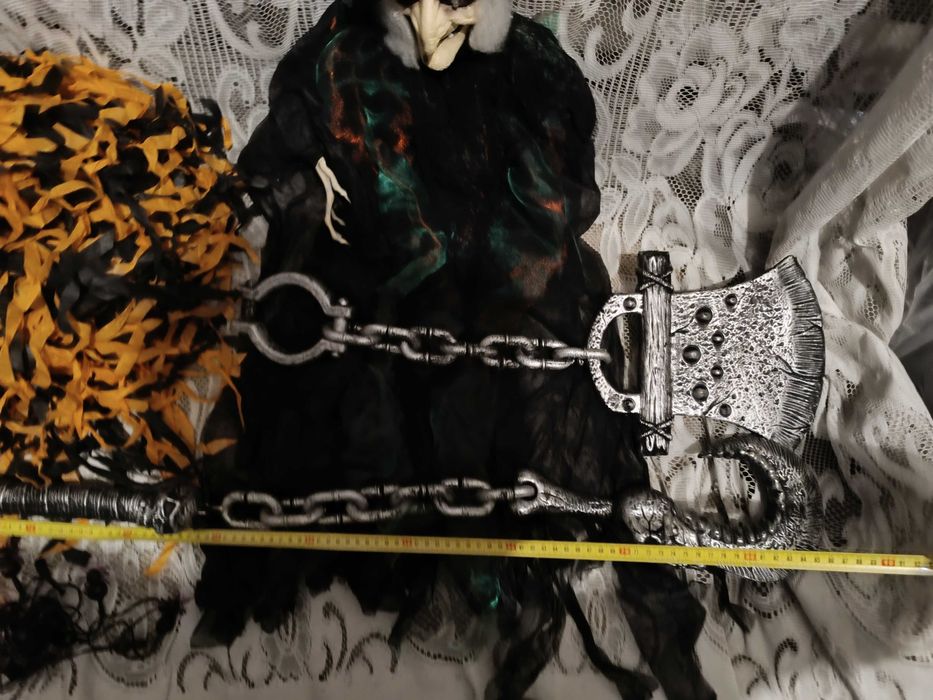Conjunto Halloween::Bruxa Luzes e adereços