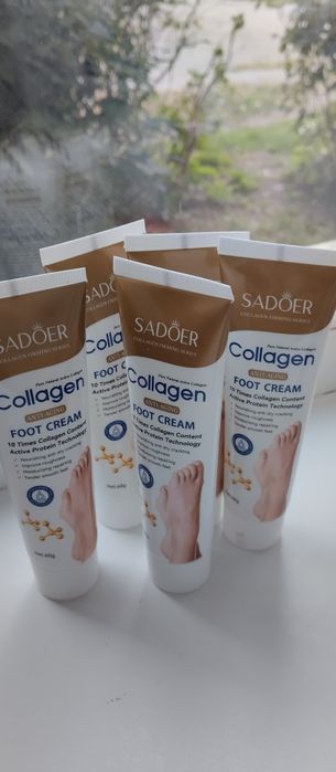 Живильний крем для ніг Sadoer Collagen  anti  aging 60 г