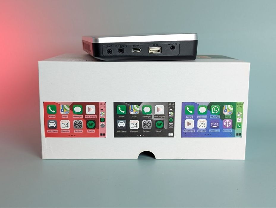 Сенсорный беспроводной CarPlay Ламтто RC13 (диагональ 9)  с 4К Передни