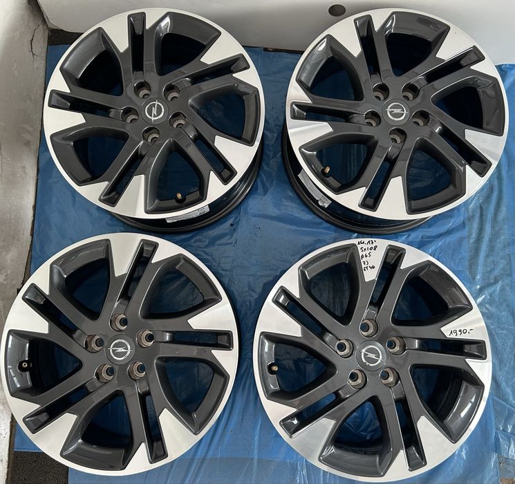 161 Felgi Aluminiowe Oryginał OPEL R 17 5x108 otwór 65 mm Bardzo Ładne