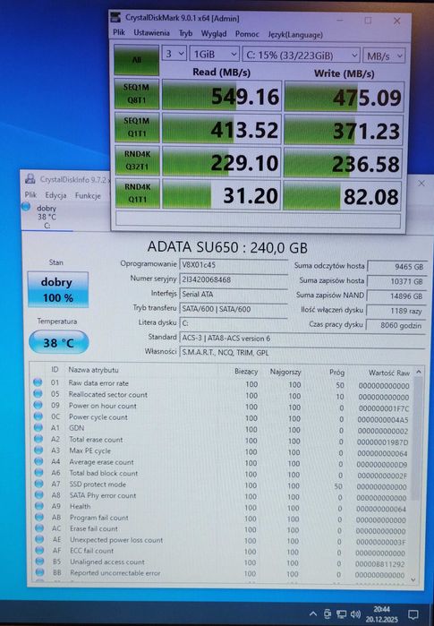 Fujitsu Esprimo, Intel i3-4170, 8GB, SSD240, legalny W10 Pro