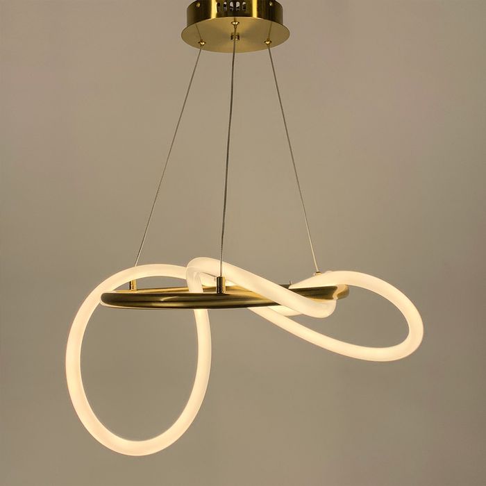 Підвісна люстра з неоном,лед люстра