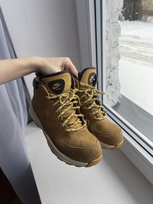 Buty Nike manoa leather brązowe