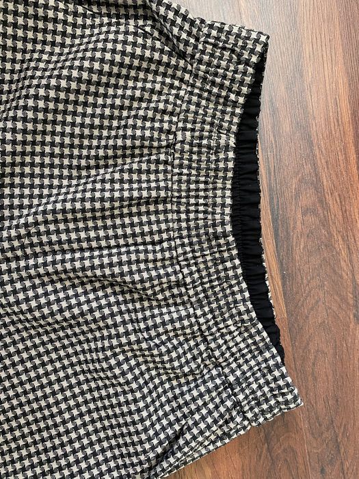 Garniturowe spodnie w kratę