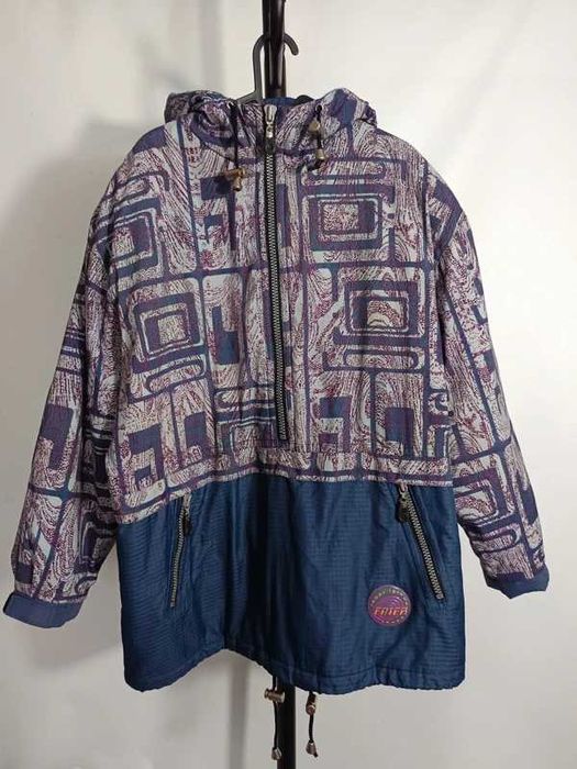 Vintage Kurtka Oversize 1/2 Zip Ready to Enter Anorak Jacket size M