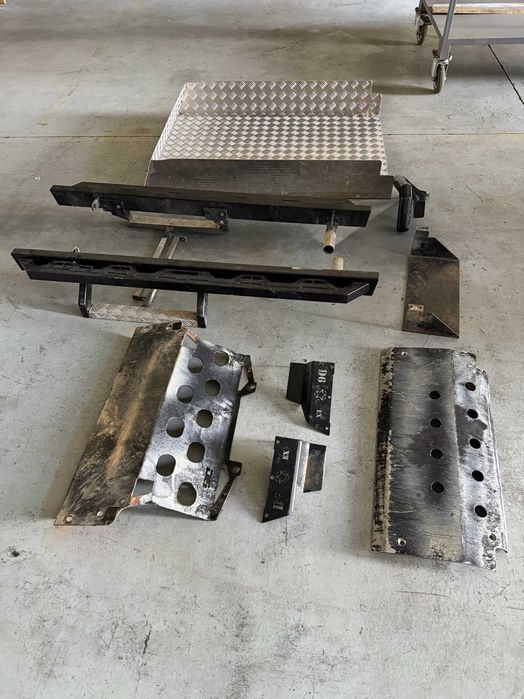 Conjunto de material defender com guincho