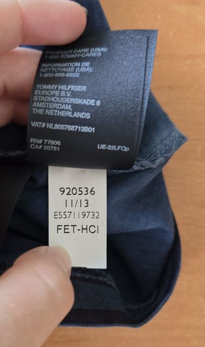 T-shirt chłopięcy Tommy Hilfiger rozm. 152