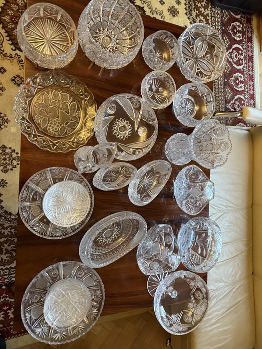 Zestaw pięknych kryształów