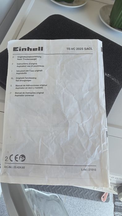 Aspirador para sólidos/líquidos e pladur 1200 W 25 L Einhell TE-VC 2025