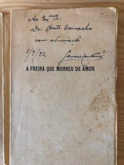A Freira que morreu de Amor - Gomes Monteiro