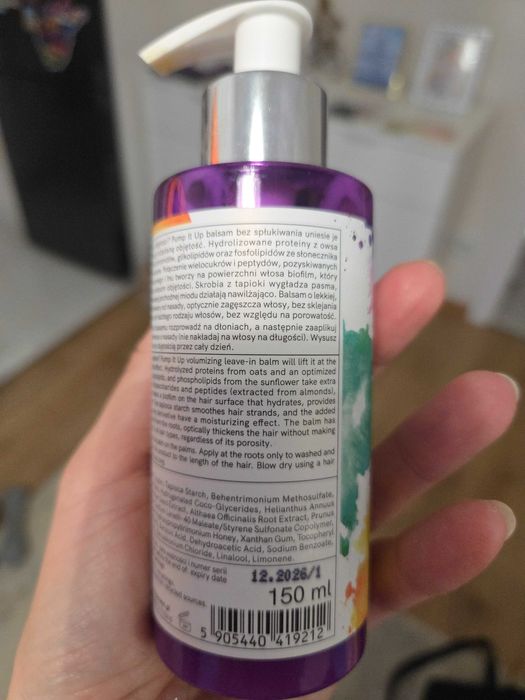 Balsam do włosów bez spłukiwania, Anwen, Pump it up