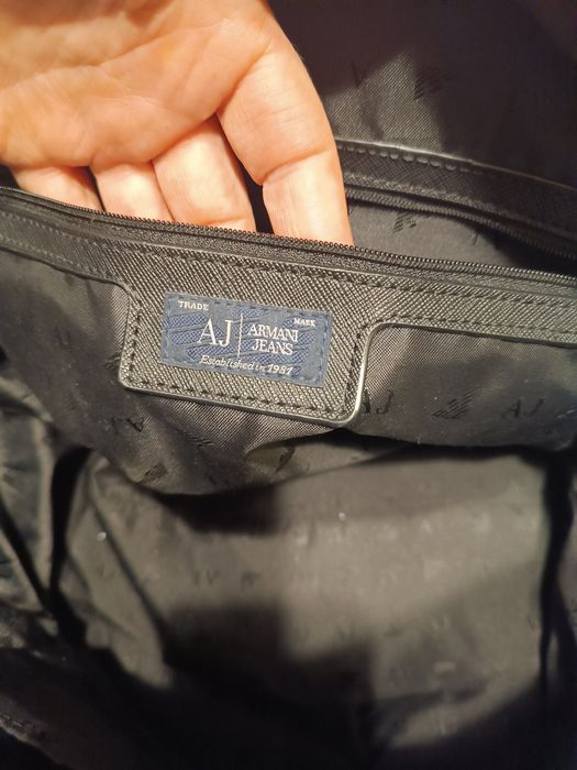 Kuferek Armani Jeans czarny