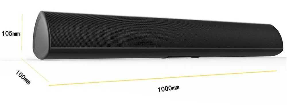 Soundbar Grande 100W Hi-Fi Bluetooth com AUX, Óptico e USB para TV e Telemóvel NOVO