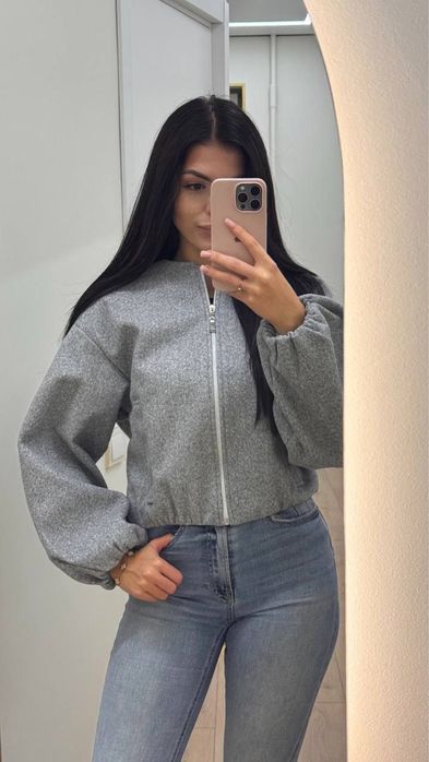 Кашеміровий бомбер на підкладці