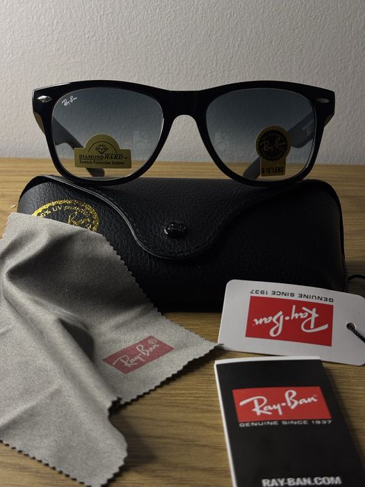Óculos de Sol Ray-Ban – Novos com Estojo e Acessórios