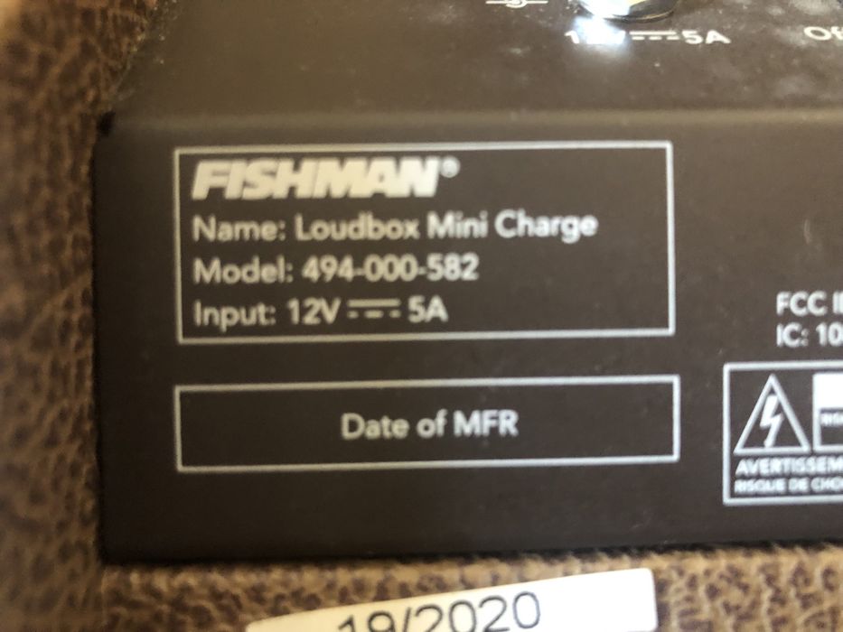 Amp Fishman Loudbox Mini Charge novo