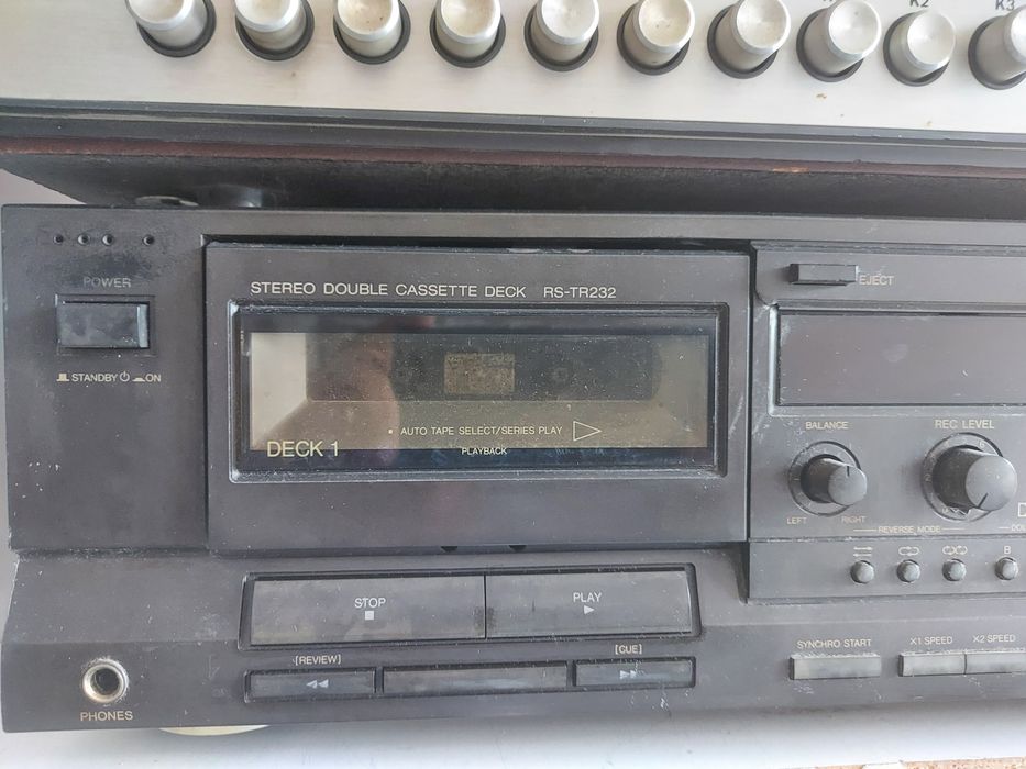 Uszkodzony magnetofon Technics RS-TR232
