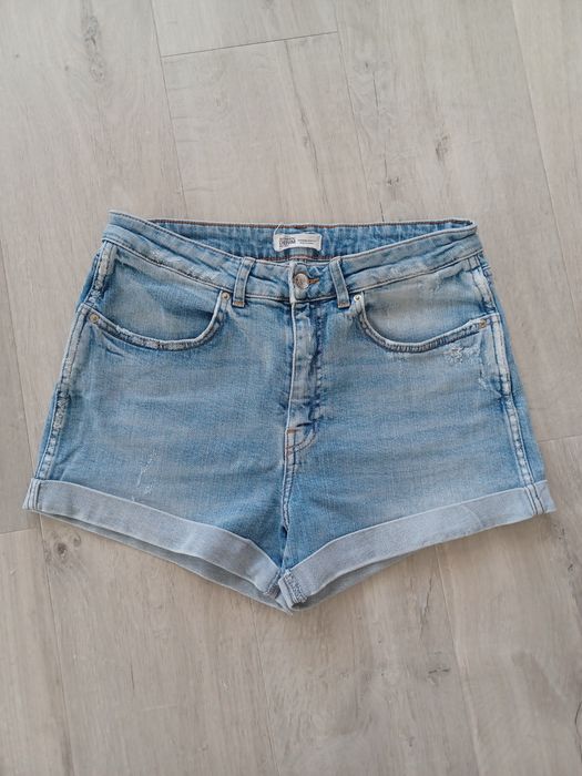 Zara jeanowe szorty spodenki r 38