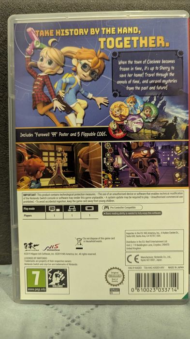 Destiny Connect: Tick-Tock Travelers Nintendo switch