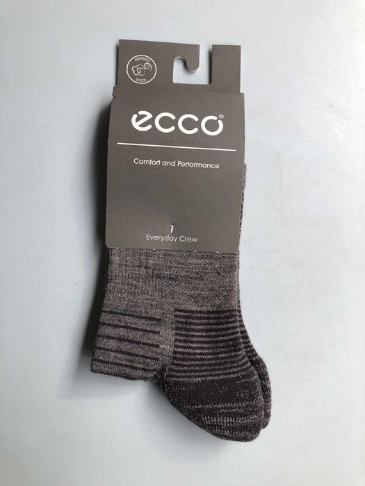 Skarpety ECCO EVERYDAY CREW SOCK r.39-41 Nowe Wełna Merino 42-47 szare