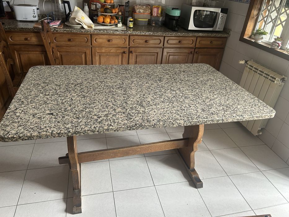 Mesa cozinha tampo granito